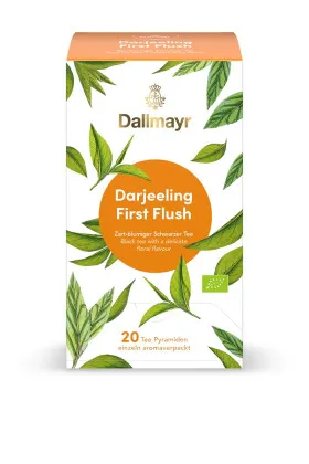 Dallmayr First Flush Darjeeling Organiczna czarna herbata BIO